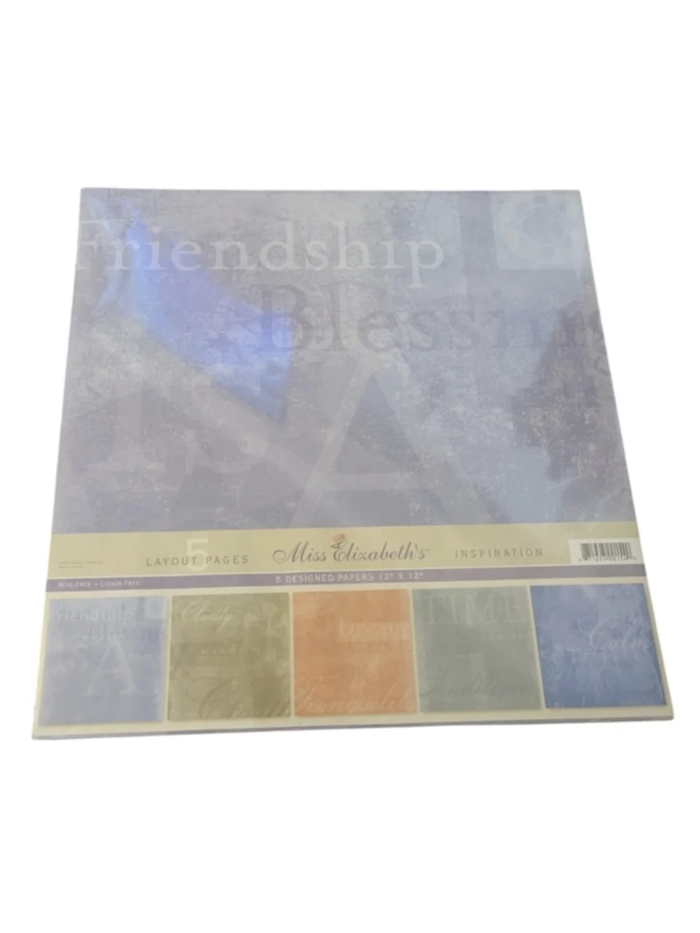 Stampin' Up! Prints Close to Cocoa Designer Series Paper - Cream & Brown Text